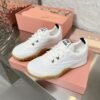 miumiu new anti-slip retro casual shoes high-end version