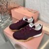 miumiu new anti-slip retro casual shoes high-end version