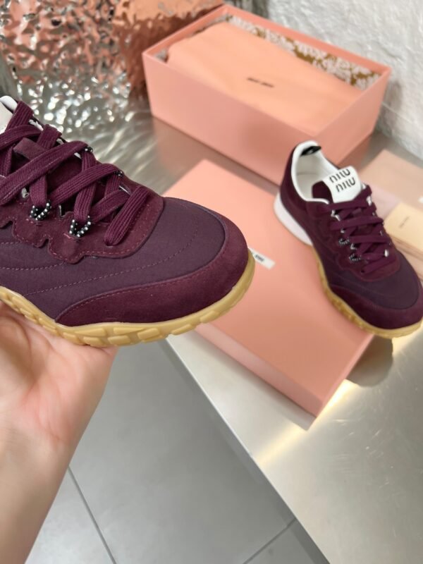 miumiu new anti-slip retro casual shoes high-end version