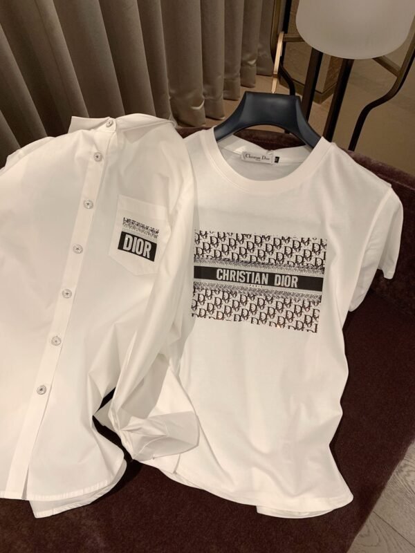 DIOR new shirt T-shirt set two-piece set
