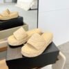Chanel slippers premium version made of sheepskin.
