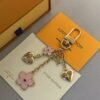 Louis Vuitton LV x TM Superflat Panda Keychain is a collaboration between the brand and Japanese artist Takashi Murakami
