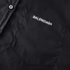 Balenciaga classic full logo collection print single-breasted casual long-sleeved shirt