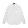 Balenciaga classic full logo collection print single-breasted casual long-sleeved shirt