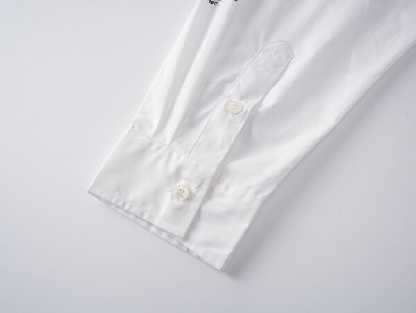 Balenciaga classic full logo collection print single-breasted casual long-sleeved shirt