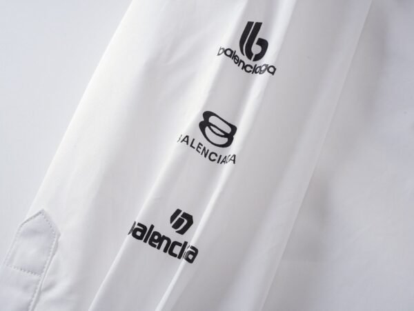Balenciaga classic full logo collection print single-breasted casual long-sleeved shirt