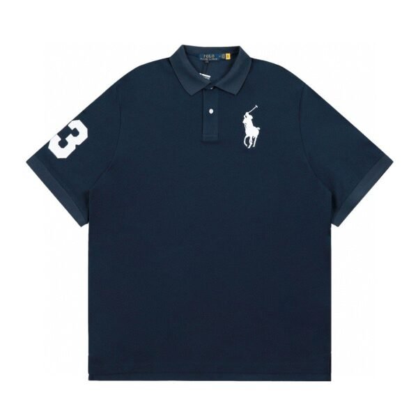 Ralph Lauren1:1 embroidered POLO T-shirt 230g100% cotton