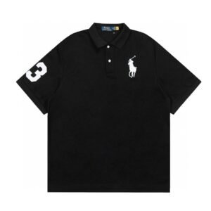 Ralph Lauren1:1 embroidered POLO T-shirt 230g100% cotton