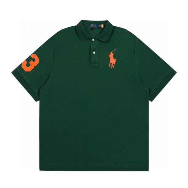 Ralph Lauren1:1 embroidered POLO T-shirt 230g100% cotton