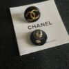 Chanel classic double c stud earrings