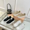 miumiu 2025 new casual shoes thick-soled canvas shoes
