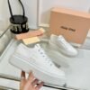 miumiu 2025 new casual shoes thick-soled canvas shoes