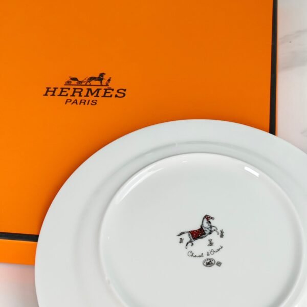 Hermès New Arrival Ten Horses Double Plate Set