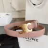 Celine premium leather belt, 2.4cm wide