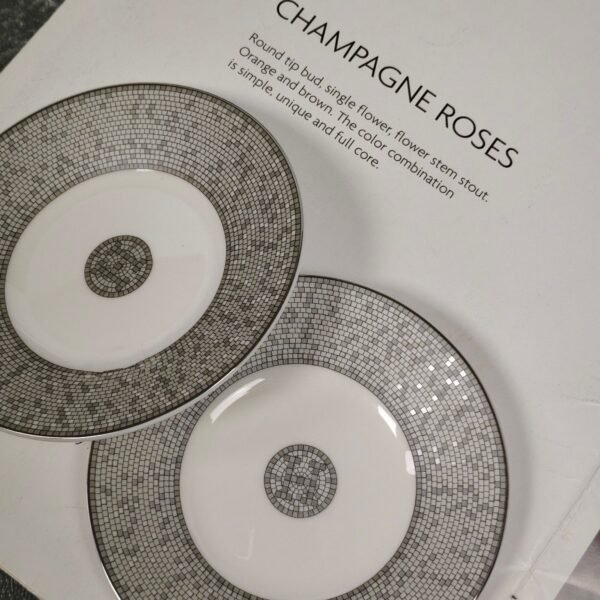 Hermès Horse-drawn Carriage Grey Espresso Double Cup and Saucer