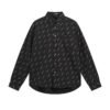Balenciaga all-over printed logo single-breasted casual long-sleeved shirt Premium quality