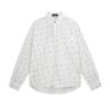 Balenciaga all-over printed logo single-breasted casual long-sleeved shirt Premium quality