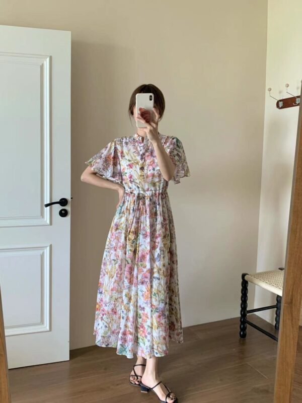 Dior New 100% Pure Cotton Windscape Floral Clothes High quality version