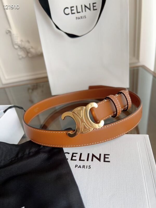 Celine premium leather belt, 2.4cm wide