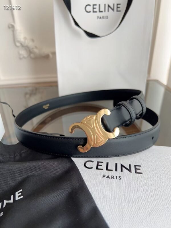 Celine premium leather belt, 2.4cm wide