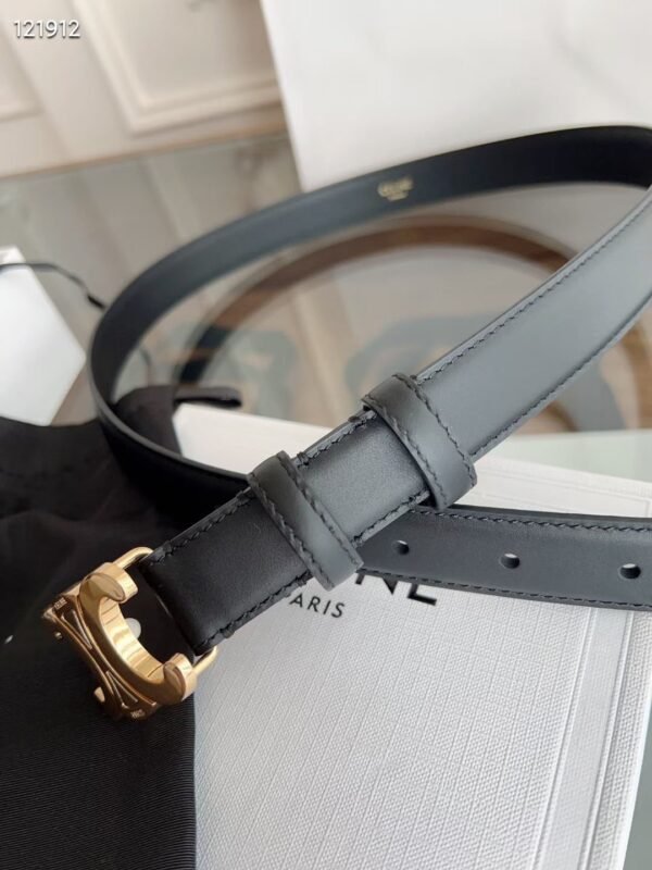Celine premium leather belt, 2.4cm wide