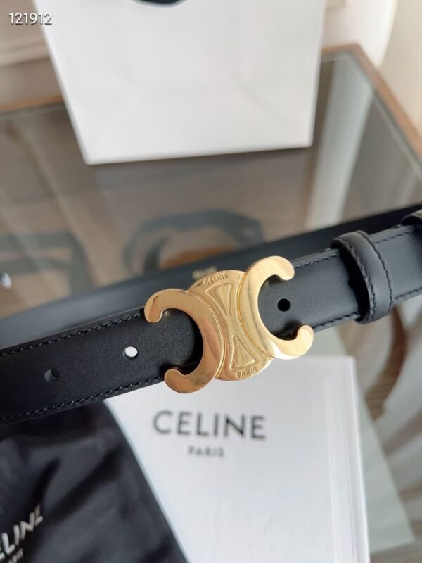 Celine premium leather belt, 2.4cm wide