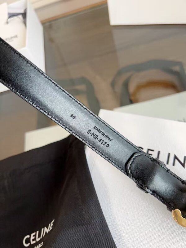 Celine premium leather belt, 2.4cm wide