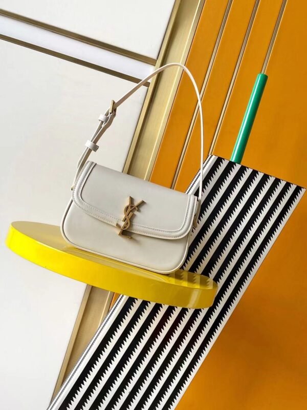 YSL Women’s Solferino Medium Box Leather Handbag Premium Edition size：18x13x6.5cm