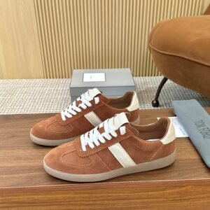 Tom Ford casual shoes classic contrast color stitching advanced version