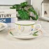 Hermès new porcelain plate set of four bone china porcelain, the beginning of a quality life