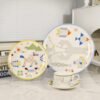 Hermès new porcelain plate set of four bone china porcelain, the beginning of a quality life