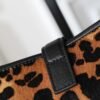 YSL new shopping bag hobo bag leopard print style advanced version size: 50×28×18cm