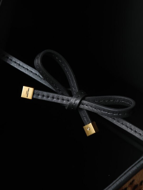 YSL new shopping bag hobo bag leopard print style advanced version size: 50×28×18cm