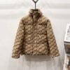 Balenciaga & GUCCl Joint Model Hacker Series BB Full Print Cotton Jacket