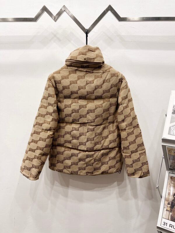 Balenciaga & GUCCl Joint Model Hacker Series BB Full Print Cotton Jacket