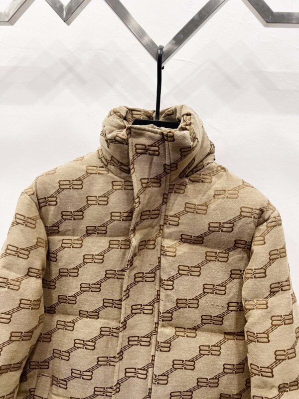 Balenciaga & GUCCl Joint Model Hacker Series BB Full Print Cotton Jacket