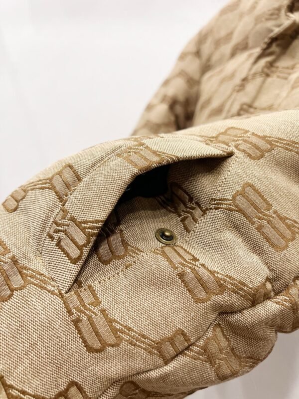 Balenciaga & GUCCl Joint Model Hacker Series BB Full Print Cotton Jacket