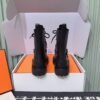 Hermes autumn and winter new Land ankle boots series Cowhide material, premium version