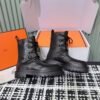 Hermes autumn and winter new Land ankle boots series Cowhide material, premium version