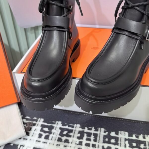 Hermes autumn and winter new Land ankle boots series Cowhide material, premium version