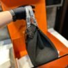 Hermes Kelly handbag suede material