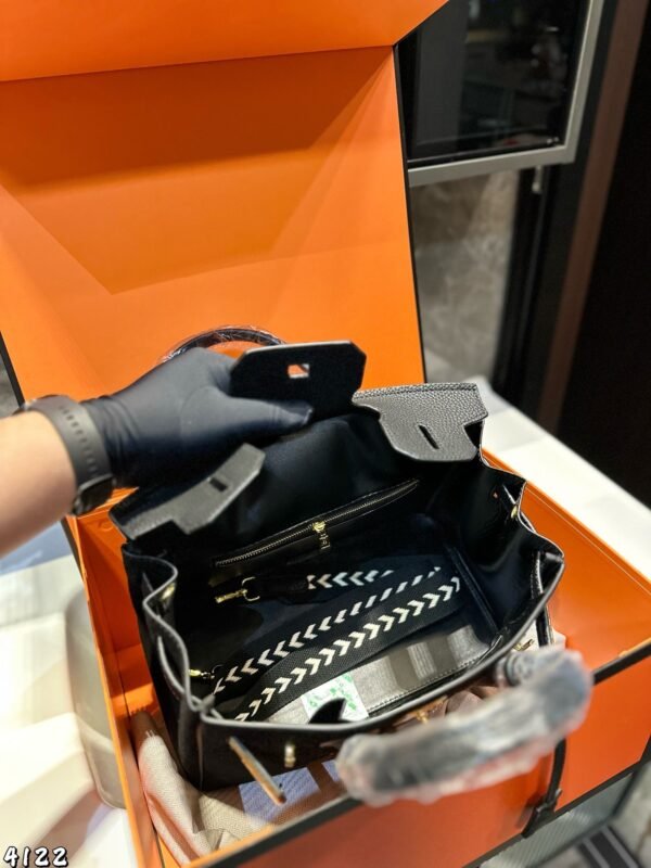 Hermes Kelly handbag suede material