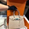 Hermes Kelly handbag suede material