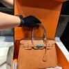 Hermes Kelly handbag suede material