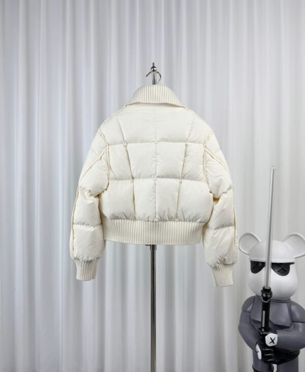 Moncler JADEITE Series Solid Color Short Long Sleeve Down Jacket