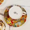 Hermès New Arrival: Yellow Leopard Double Cup and Saucer Coffee and Tea Set