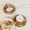 Hermès New Arrival: Yellow Leopard Double Cup and Saucer Coffee and Tea Set