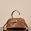 miumiu Aventure Bag Premium Edition Cognac Color 1:1 Bag Size: 33x17x11cm