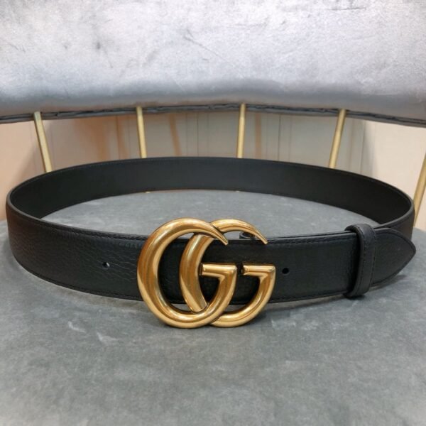 GUCCI Textured Calfskin premium belt, 4cm wide