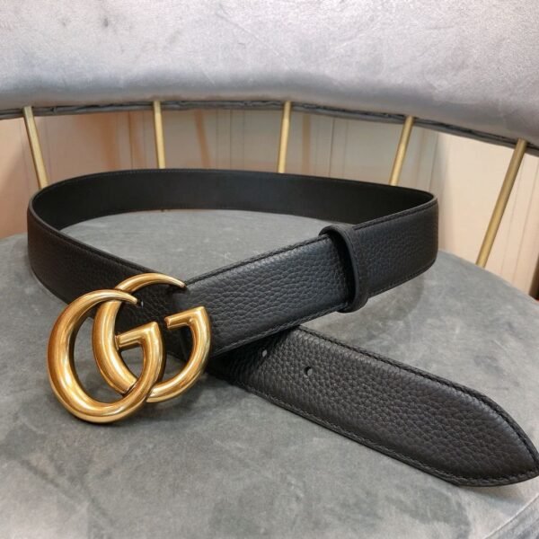 GUCCI Textured Calfskin premium belt, 4cm wide
